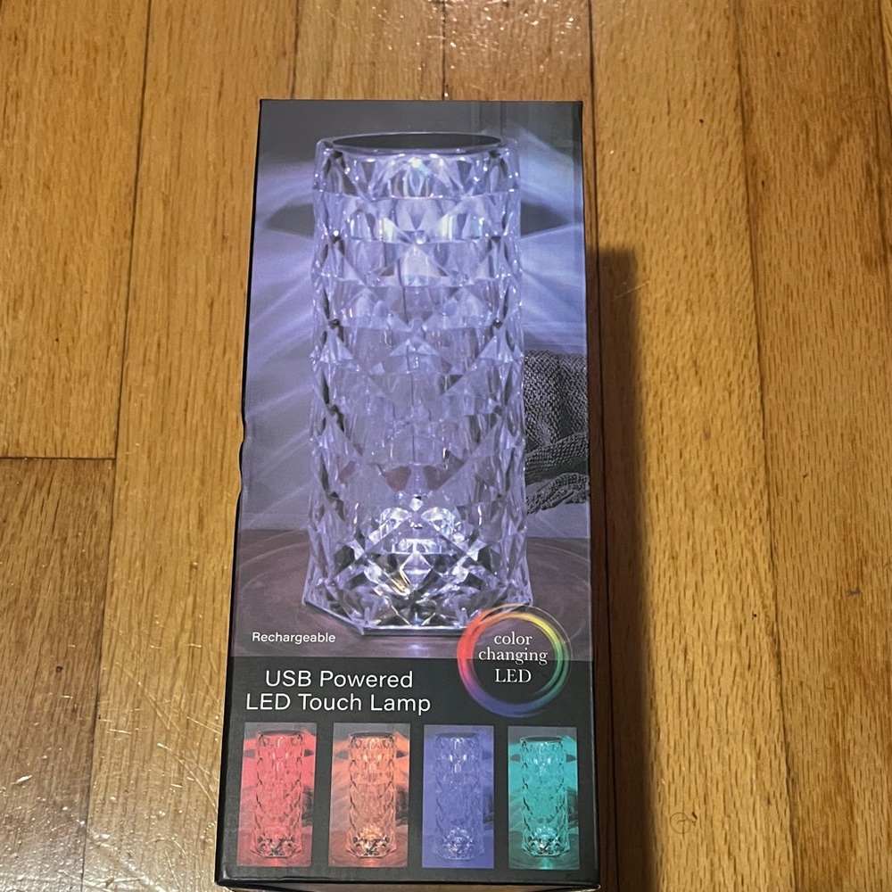 NWT New USB Powered LED Touch Lamp
